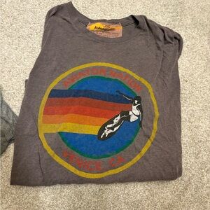 2 pack aviator nation long sleeve tshirts unisex XXL gray logo